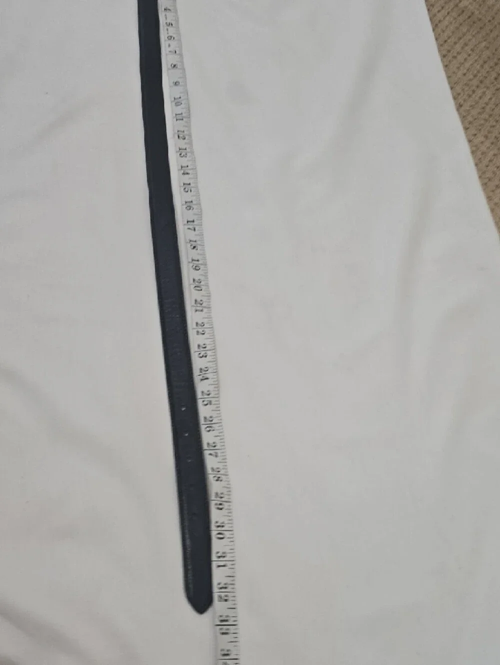 Brooks Brothers Tan Leather Belt with‎ Black Edge M